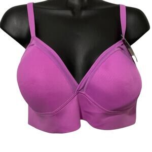 Maidenform Womens Bra Size XL Triangle Bralette Lightly Lined Convertable Straps